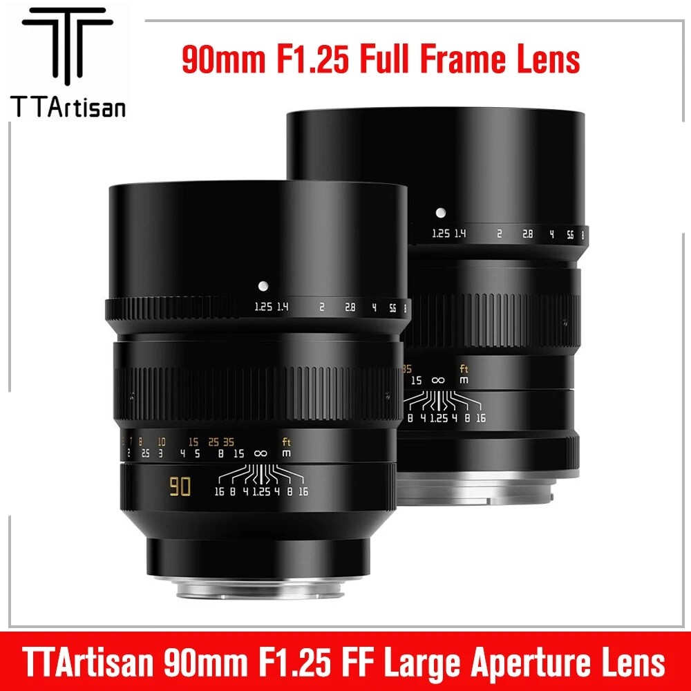 TTArtisan 90mm F1.25 Full Frame MF Lens for Hasselblad XCD X1D II