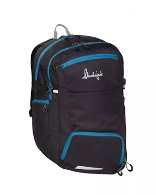 Slumberjack Kebler Adult Camping Black Backpack Daypack 28 Liter Hiking Outdoor