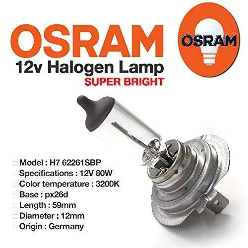 1 Ampoule OSRAM H7 Original 12V - Roady