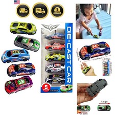 Pull Back Racing Cars Die cast Race Car Vehicles,3 Inch Metal Friction Powere...