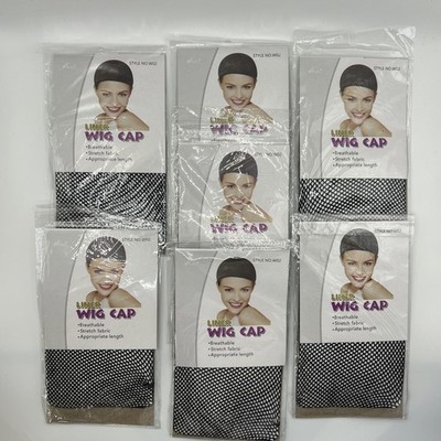 SEALED 7 Liner Wig Cap Style No. W02 Breathable Stretch Fabric(Black,Brown)