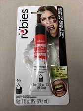 Rubies Fake Vampire Blood and Glow in the Dark Teeth Made in the USA