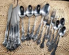 16 Pc. Vintage Normandy Stainless Dinner Knives, Forks, Spoons Flatware Japan