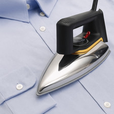 No Steam Electric Dry Iron Press Type Ironing Machine Tailor Non-stick UK Plug