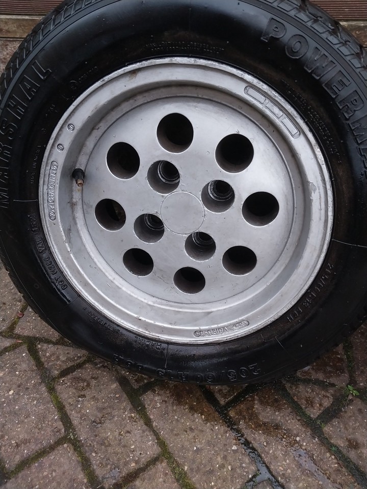 Ford Capri Pepperpot Alloy Wheels. 4 X 108 PCD | eBay UK