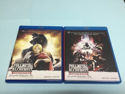 AUTHENTIC Fullmetal Alchemist Brotherhood Complete Series Collection 1 2 Blu-Ray