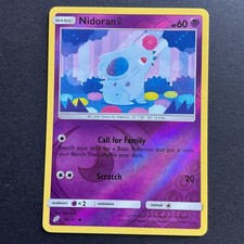 Nidoran 54/181 Common Team Up Pokemon Reverse Holo Near Mint