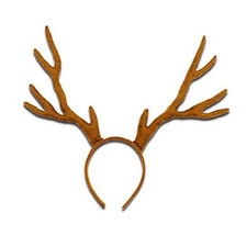 Reindeer Antlers Headband Brown