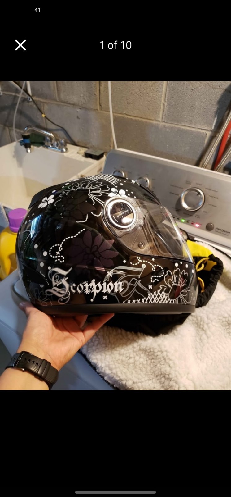 Scorpian EXO 400 Motorcycle Helmet Ladies XL