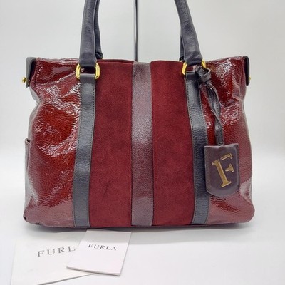 Excellent Condition FURLA Handbag Enamel