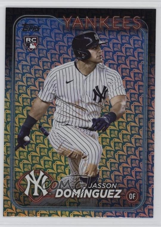 2024 Topps Series 1 Holiday Jasson Dominguez #60 0i7e