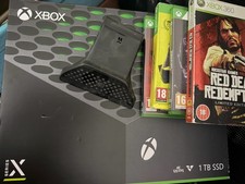 Xbox Series x 1TB Disc Edition Console Bundle with Games.  (read description)