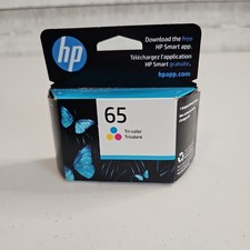 HP 65 Color Ink Cartridge 65 N9K01AN NEW GENUINE New Sealed In Box