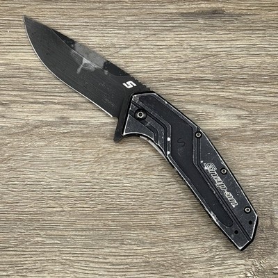 Kershaw Snap On SO88BLK Assisted Plain Edge Folding Pocket Knife USA Flipper