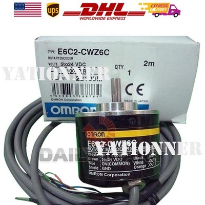 Omron E6C2-CWZ6C 1000P/R E6C2CWZ6C Rotary Encoder New in Box US Free TAX