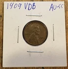 1909 VDB Lincoln Wheat Cent Penny VF-EF Very Fine Extremely Fine