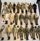 21 WWII GI JOE 12" ARMY FIGURE EQUIPMENT LOT PARATROOPER JAPANESE 1/6 SOLDIER $5
