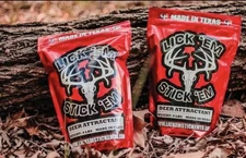 Lick'Em Stick'Em 4lb High Volume Deer Attractant Long Lasting Scent *2 PACK*