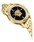 Orologio Versace Uomo IP Oro Giallo 43mm Bracciale Moda