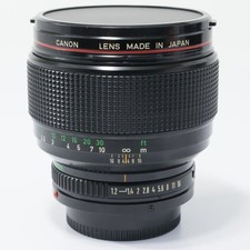Canon New FD 85mm F1.2 L Portrait Prime Manual Focus Lens FD Mount Used H0903