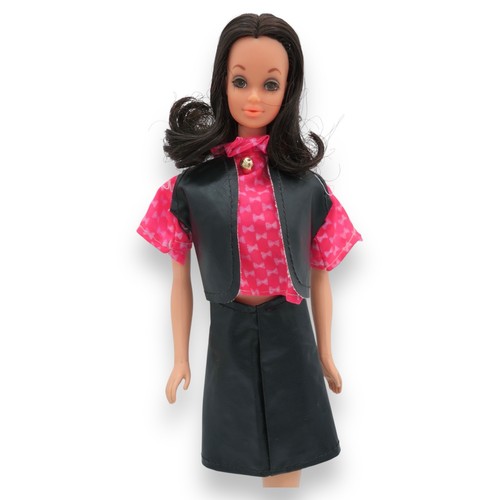 Vintage Barbie Walk Lively Steffie 1972 Maddie Mod Shillman Outfit Stiefel Mattel 1183