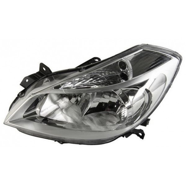 Scheinwerfer Vorne Links FüR Renault Clio 2007 Al 2009 Schwarz 7701070491-image