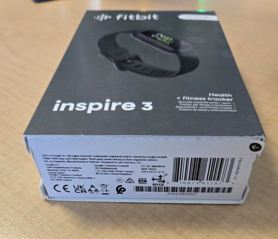 Fitbit Inspire 3 | Heart Rate Monitor | Health & Fitness Tracker | NEW UNOPENED - Image 3 of 3