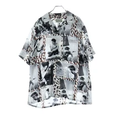 Wacko Maria x Larry Clark Stielo Tulsa Hawaiian Shirt Leopard Aloha