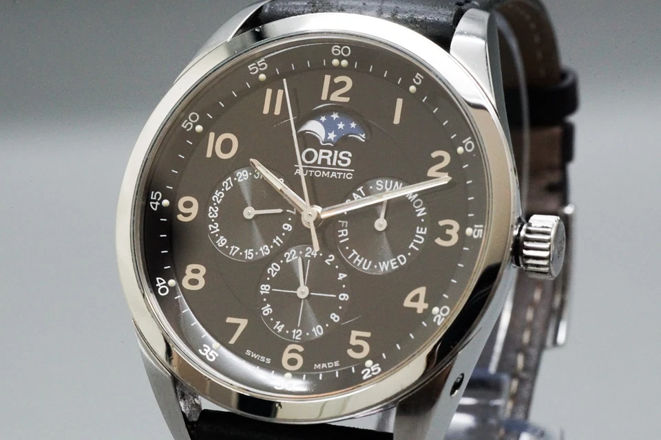 *Near MINT* ORIS 7516 Artelier Complication Moon Phase Automatic Men's Watch - Image 2 of 4