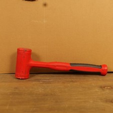 Snap-on Rubber Mallet Hand Tool Red Soft Face...