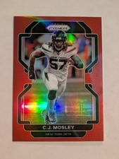 2021 Panini Prizm CJ MOSLEY Red Prizm New York Jets RETAIL SSP RARE