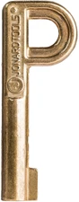 Jonard Tools, TTK-225, P Key, for Self Lock Pedestal Lock, Brass, Gold, 1 Count