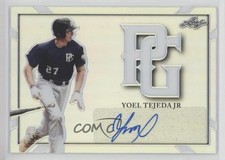 2021 Leaf Perfect Game National Showcase Metal 4/25 Yoel Tejeda Jr Auto 8d2