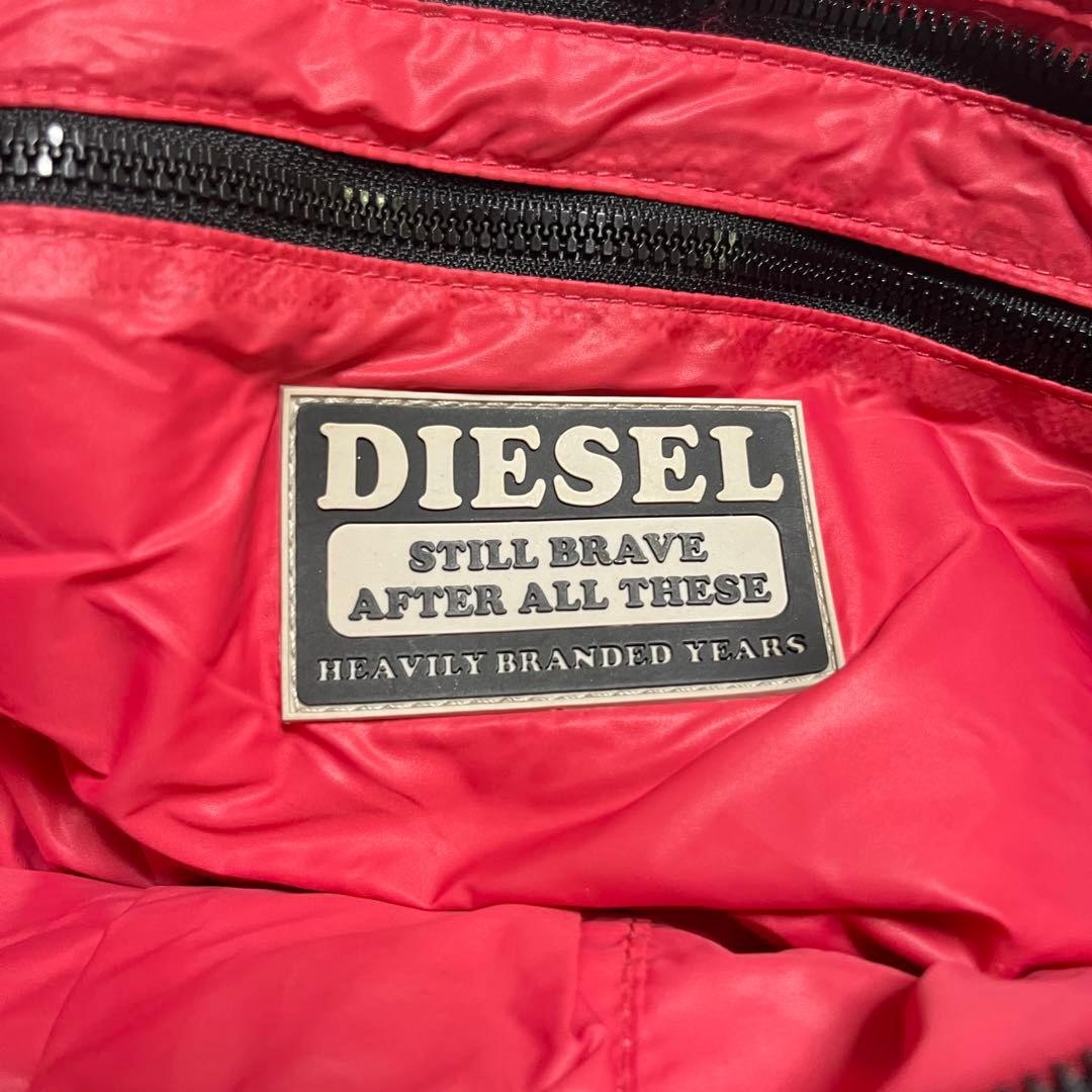 DIESEL Archive Metal Logo Bag Y2K Rare Black Shoulder Mini Boston Vintage thumbnail 13