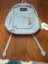 MOCHILA JANSPORT GENUINA AUTÉNTICA BOLSA AZUL TAMAÑO COMPLETO NUNCA USADA NUEVA