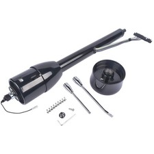 28 Black Manual Tilt Steering Column Replacement For Chevy Gm 28 Inches Floor Sh