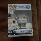 Funko Pop! Football NFL Carolina Panthers Santa #274 Fanatics Exclusive 2024