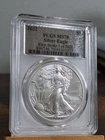 2022 Silver Eagle PCGS MS70 Foil Label FDOI First Day of Issue