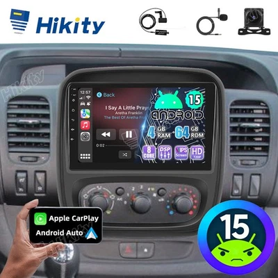 4+64GB 8-Core Android Autoradio Für Renault Trafic 3 Opel Vivaro B GPS mit DAB+ - Bild 1 von 4