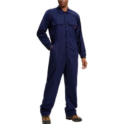 Herren Overall Arbeitsoverall Baumwolle Bauarbeiter Werkstatt Mechaniker Hand...