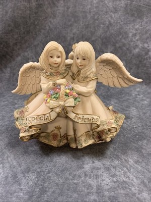 2004 Sarah s Angels Angels Figurine  Special Friends  #04872 Mindspring Studio