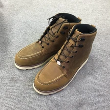 Brunt Marin Boots Mens Size 13 Brown Leather Moc Toe Work EH ASTM F2892-18