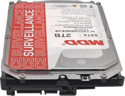 MDD 2TB 64MB Cache 7200RPM SATA 6.0Gb/s 3.5inch Internal Surveillence Hard Drive