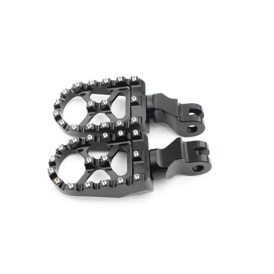 Foot Pegs Footrests For Triumph Bonneville T100 T900 Trunxon 1200 Scrambler01-15 Foto 2 de 4