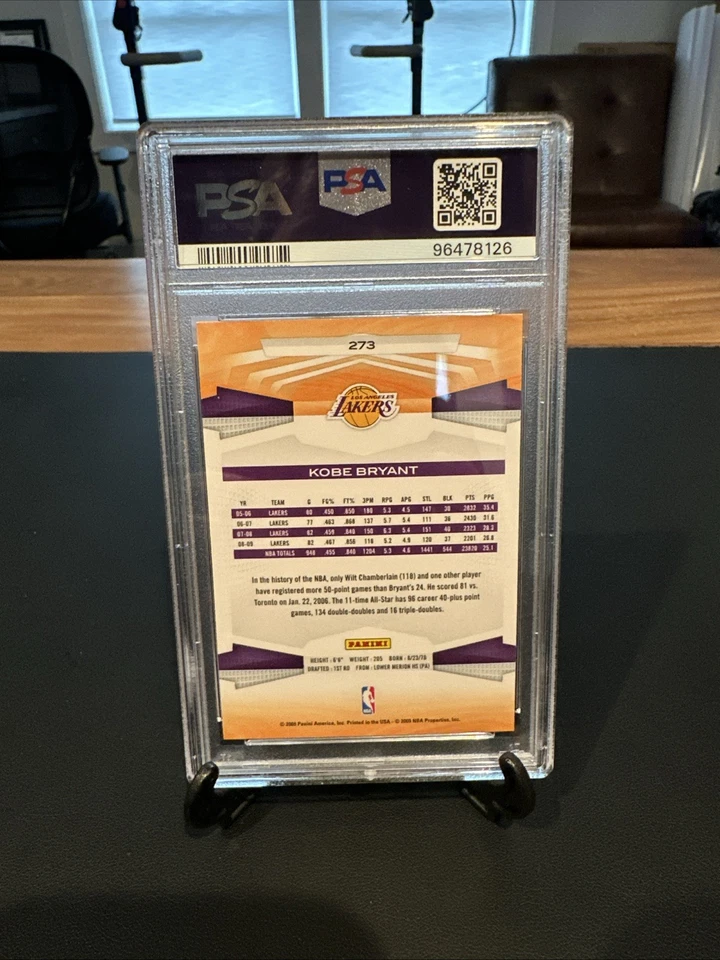 Panini Kobe Bryant #273 2009 PSA 10 Foto 2 de 2