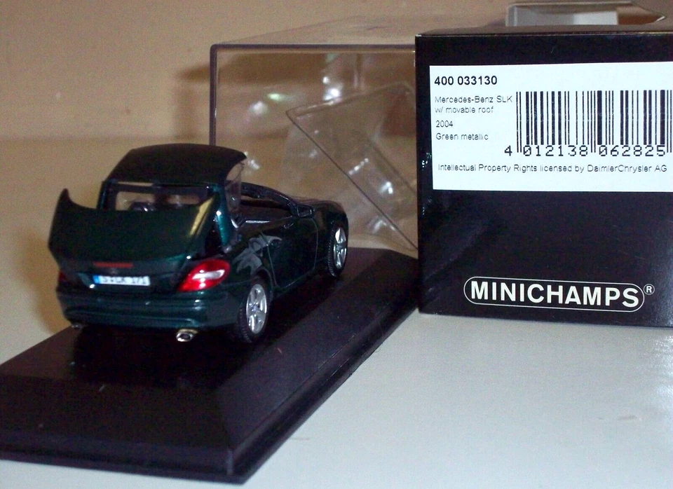 Minichamps 1/43 MERCEDES-BENZ SLK-Class 2004 400033130 Green Metallic 3024 pcs - Immagine 3 di 4