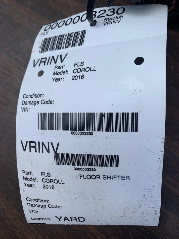 ✅ 2016 TOYOTA COROLLA FLOOR SHIFTER OEM - Image 3 of 3