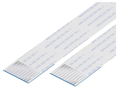 2X 10-10-A-0127-C-4-08-4-T-4-08-4-T FFC-Band Adern: 10 R. Flachk: 1mm Kontakte a