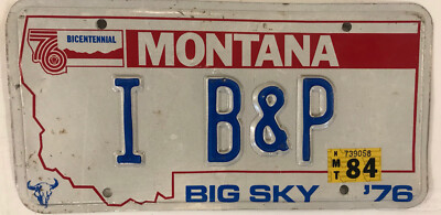 Centennial vanity I B&P license plate Budget Project Build Plan Binge Purge