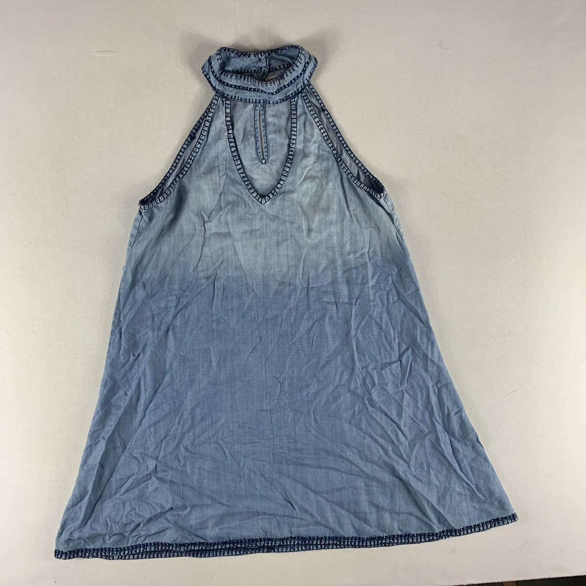 Cloth and stone chambray dress cheap